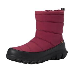 Bogs Womens Cedar Quilt Winter Boots US 9 EU 40 Red Garnet Waterproof NIB
